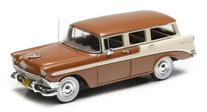 Esval 1956 Chevrolet Bel Air Beauville 1:43 Two-tone Brown/Cream - like Handyman - Picture 1 of 10