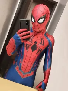 New Ultimate Spiderman Jumpsuit Spider-man Suit Cosplay Costume Halloween Adult - Picture 1 of 6