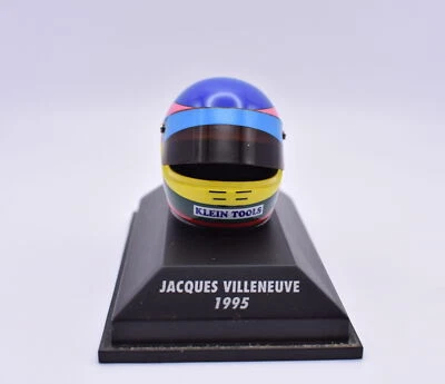 modellino casco FORMULA 1 JAQUES VILLENEUVE 1:8 modellismo helmet minichamps - Immagine 1 di 4