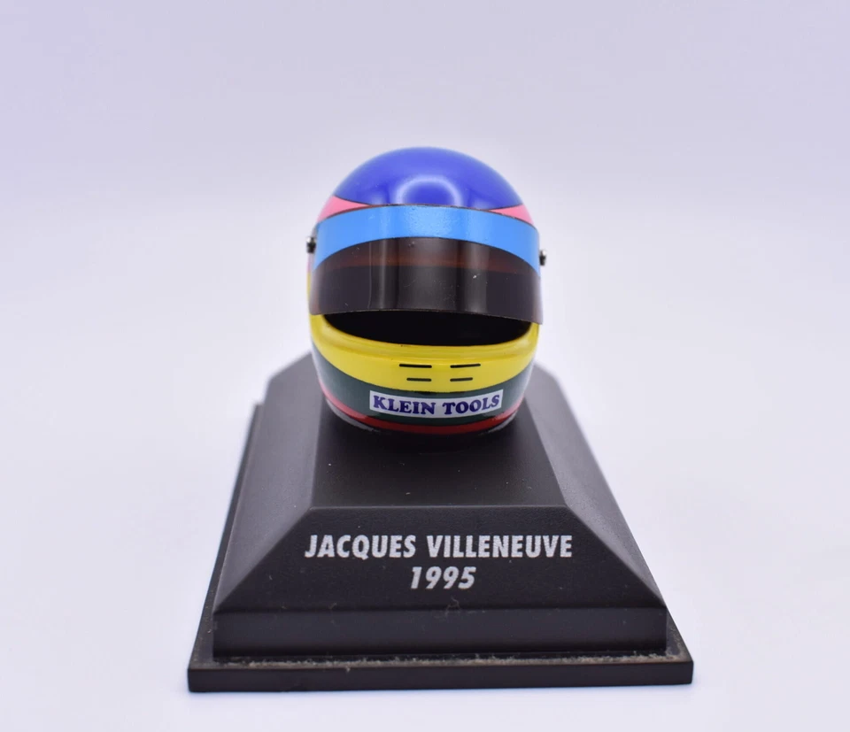 modellino casco FORMULA 1 JAQUES VILLENEUVE 1:8 modellismo helmet minichamps - Immagine 1 di 4