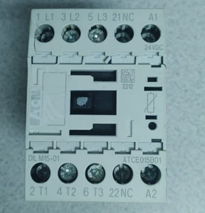 EATON DIL M15-01 CONTACTOR 600VAC 20A 10HP 24VDC COIL QUANTITY!! - Picture 1 of 2