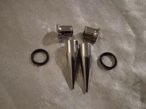 CONE/SPIKE BULLET STYLE STEEL PIERCING BODY EAR PIERCING - Picture 1 of 1