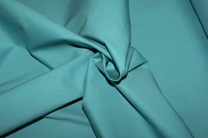 MONACO SEA BLUE Cotton Sandwashed Fabric Light/Mid Weight with Stretch Per Metre - Bild 1 von 2