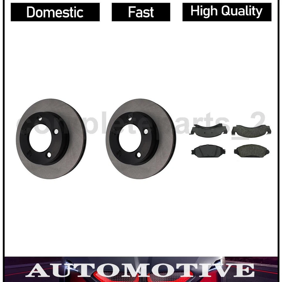 3 Front Brake PadsBrake Rotors Fits 1976 Ford Bronco F-100 F-150 - Image 1 of 4