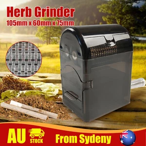 Herb Grinder Tobacco Cutter Hand Muller Shredder with Tobacco Storage Case AU * - Picture 1 of 7