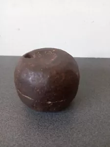 ANCIEN BOULET DE CANON TRANSFORMÉ EN OUTIL ? 9 CM X 7 CM 4 Kilos Environ - Bild 1 von 12