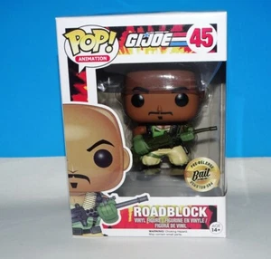Funko Pop Roadblock #45 G.I.JOE  2015 Vaulted Bait Exclusive +P/Prot - Picture 1 of 6