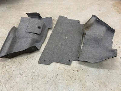 05 BMW 325ci E46 Juego de molduras maletero alfombra forro izquierdo derecho trasero forro lateral Foto 1 de 4