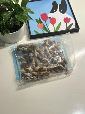 Kangaroo & Beef Hide Roll Dog Chews (1kg) 100% Australian Dog Treats Free Post - image 1 of 3