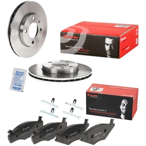 2x Brembo Bremsscheiben Ø239mm + Beläge Vorne passend für VW Golf I II 155 19E - Bild 1 von 8