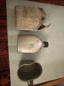 US military second world war Aluminum Water canteen - Picture 1 of 12
