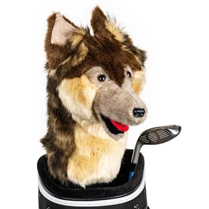 Wolf Driver Headcover | Premium Driver Headcovers | Funny Golf Club Covers | ... - Picture 1 of 7