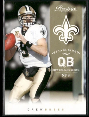 2012 Panini Prestige #114 Drew Brees New Orleans Saints - Image 1 of 2