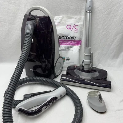 Rare Sears Kenmore HEPA Filter 116 Canister Vacuum Purple Power Head Attachments - Image 1 of 4