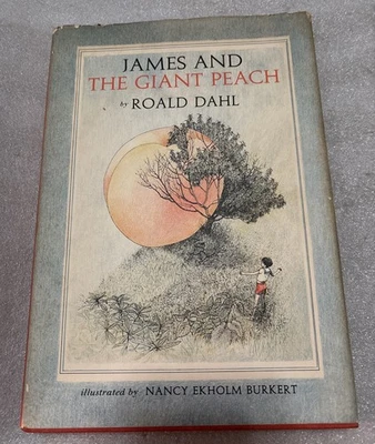 James and the Giant Peach by Roald Dahl 1961 1st Edition 2nd Printing Book Press Foto 1 de 4