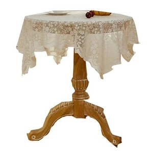 Stylish For Home Tablecloth with Rustic Wildflower and Sunflower Lace Patterns - Picture 1 of 13