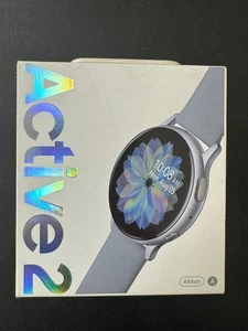 Samsung - Montre connectée GalaxyWatch Active2 - 44 mm aluminium - Cloud argent - Photo 1 sur 4