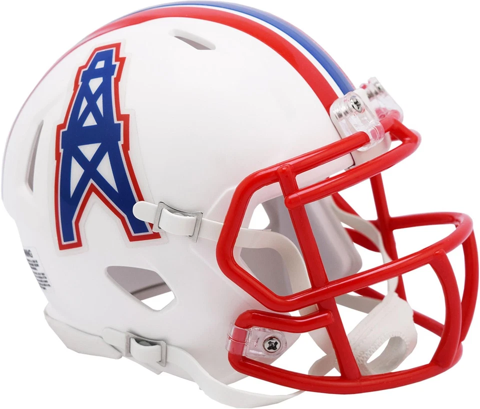 Minicasco Houston Oilers Riddell 1981-1998 velocidad retroceso Foto 1 de 1