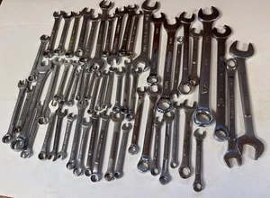 Lot of 55 mixed Wrenches Tools Mixed Sizes - Picture 1 of 1