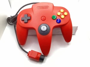 Nintendo 64 OEM Red Controller - Cleaned Tested and Working - Picture 1 of 6