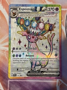 Pokemon! Espeon ex SVP175 Sv: Scarlet & Violet Promo Karten Holo - Bild 1 von 2