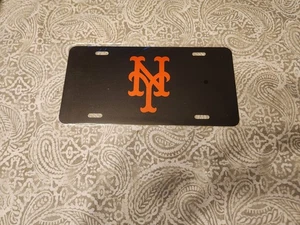 New York Mets Baseball MLB Metal Novelty License Plate Tag 6x12 Inches - Picture 1 of 1