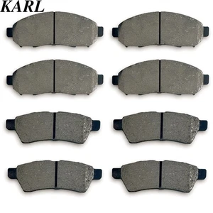 Pastillas de freno delanteras y traseras de cerámica para Nissan Frontier Xterra Suzuki Equator 8 piezas - Imagen 1 de 5