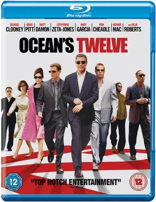 Ocean's Twelve Blu-ray (2007) Brad Pitt, Soderbergh (DIR) cert 12 Amazing Value - Image 1 of 2