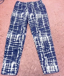 Soft Surroundings Ladies Pants Size Large 14-16 Blue Tie Dye Pull On - Picture 1 of 3