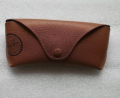 Ray Ban Brown  Leather Case Sunglasses - Case Only. Replacement Case. - Image 1 of 4