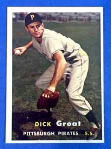 1957 Topps dick Groat #12 Baseball Card EX/MT - Picture 1 of 2