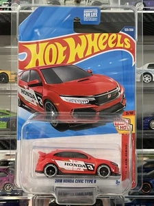 Hot Wheels Custom 2018 Honda Civic Type R - Bridgestone Real Riders - Picture 1 of 6