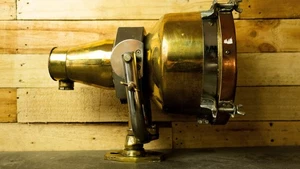 Brass and Stainless Steel Spot Light - Picture 1 of 3