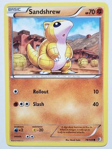 Sandshrew 78/149 LP - Tarjeta Pokémon Cruzada Límites - Arte Naoki Saito - Imagen 1 de 3