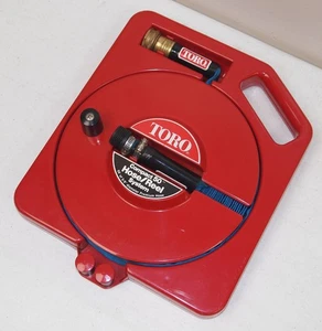 Nice!! Used TORO "Compact 50" GARDEN HOSE Portable Reel (Wind Storage System!!) - Picture 1 of 5
