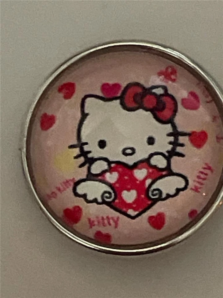 Vidrio Hello Kitty Fit Ginger Snap 20 mm a presión Foto 1 de 1