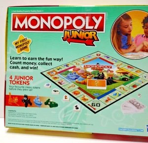 Hasbro Gaming 2013 MONOPOLY JUNIOR "My First Monopoly Game" Pre-owned - Picture 1 of 17