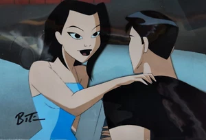 1999 BATMAN BEYOND HAND PAINTED PRODUCTION ANIMATION CEL SIGNED BRUCE TIMM DANA - Picture 1 of 9
