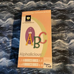 Cartucho Alphalicious Cricut #29-0287 completo - Imagen 1 de 3