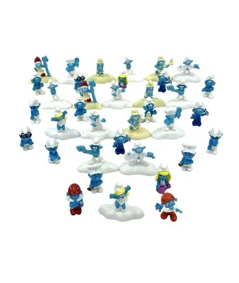 Smurfs McDonalds Happy Meal And Kinder Surprise Figurine Toys Lot Of 36 - image 1 of 4