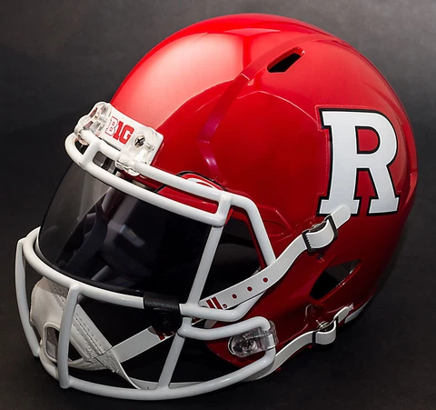 *CUSTOM* RUTGERS SCARLET KNIGHTS Riddell SPEED Full Size Replica Football Helmet Cover