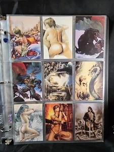 1995 THE ART OF HEAVY METAL CARDS incomplete set of 9 cards.       Upsta7 - Picture 1 of 2