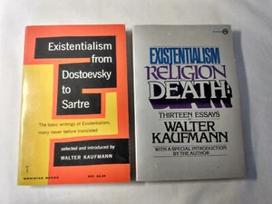Kaufmann Lot Existentialism Death Religion Philosophy Sartre Kierkegaard + - Picture 1 of 16