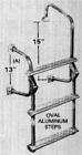 Garelick 18015 Folding Transom Ladder 3 Step