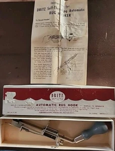 Vintage DRITZ Self-Threading Automatic Rug Hook Box & Instruction Booklet 1946 - Picture 1 of 7