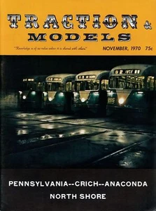 Revista Traction & Models: noviembre de 1970: Pennsylvania - Crich - Anaconda - Imagen 1 de 2