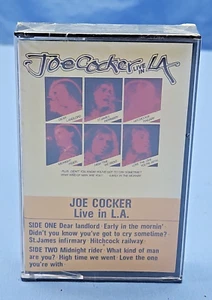 Joe Cocker Live In LA (Cassette Tape) Dear Landlord Love The One You're With NOS - Picture 1 of 3