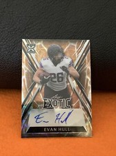 2023 LEAF EXOTIC FOOTBALL EVAN HULL XRC AUTO AUTOGRAPH #d 2/3 NORTHWESTERN COLTS