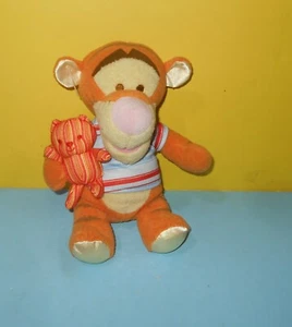 Dream International Disney My First Tigger Baby Toy Rattle Holding Teddy Bear - Picture 1 of 2