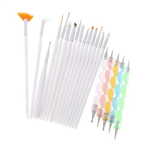 YIMART 20PCS Nail Art Design Dotting Painting Drawing Polish Brush Pen Tools - Picture 1 of 9